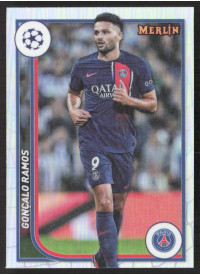 Goncalo Ramos, Kartička, Topps Merlin Chrome UEFA Club Competitions 2023-24, Refractor