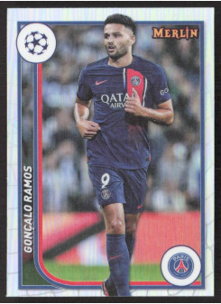 Goncalo Ramos, Kartička, Topps Merlin Chrome UEFA Club Competitions 2023-24, Refractor