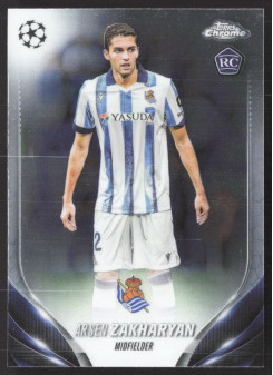 Arsen Zakharyan, Kartička, Topps Chrome UEFA Club Competitions 2023-24, BASE