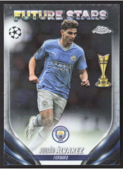 Julián Álvarez, Kartička, Topps Chrome UEFA Club Competitions 2023-24, BASE