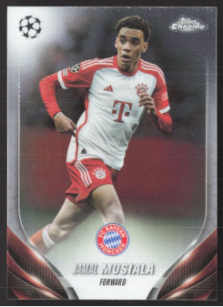 Jamal Musiala, Kartička, Topps Chrome UEFA Club Competitions 2023-24, BASE