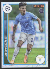 Diego Gonzalez, Kartička, Topps Merlin Chrome UEFA Club Competitions 2023-24, Refractor