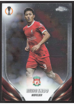 Wataru Endo, Stamp, Topps Chrome UEFA Club Competitions 2023-24, BASE
