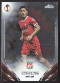 Wataru Endo, Známka, Topps Chrome UEFA Club Competitions 2023-24, BASE