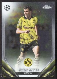 Giovanni Reyna, Známka, Topps Chrome UEFA Club Competitions 2023-24, BASE