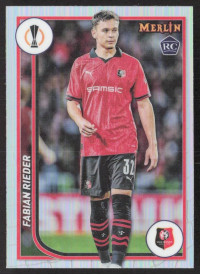 Fabian Rieder, Kartička, Topps Merlin Chrome UEFA Club Competitions 2023-24, Refractor