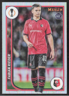 Fabian Rieder, Kartička, Topps Merlin Chrome UEFA Club Competitions 2023-24, Refractor