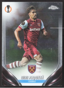 Lucas Paquetá, Známka, Topps Chrome UEFA Club Competitions 2023-24, BASE