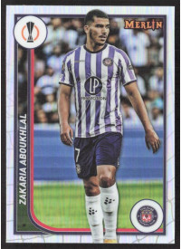 Zakaria Aboukhlal, Kartička, Topps Merlin Chrome UEFA Club Competitions 2023-24, Refractor
