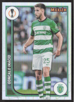 Goncalo Inacio, Kartička, Topps Merlin Chrome UEFA Club Competitions 2023-24, Refractor