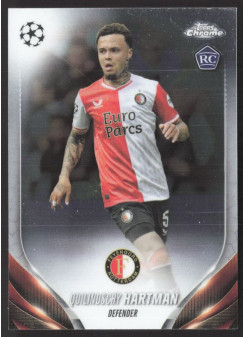 Quilindschy Hartman, Kartička, Topps Chrome UEFA Club Competitions 2023-24, BASE