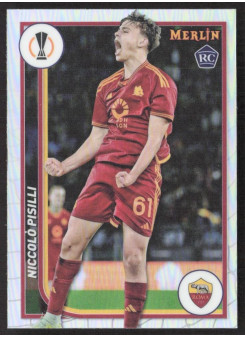 Niccolo Pisilli, Kartička, Topps Merlin Chrome UEFA Club Competitions 2023-24, Refractor