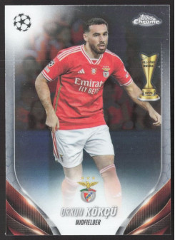 Orkun Kökçü, Kartička, Topps Chrome UEFA Club Competitions 2023-24, BASE