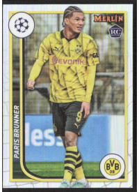 Paris Brunner, Kartička, Topps Merlin Chrome UEFA Club Competitions 2023-24, Refractor