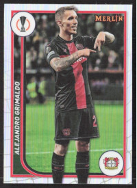 Alejandro Grimaldo, Kartička, Topps Merlin Chrome UEFA Club Competitions 2023-24, Refractor