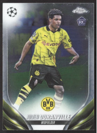 Julien Duranville, Kartička, Topps Chrome UEFA Club Competitions 2023-24, BASE