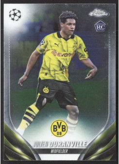 Julien Duranville, Kartička, Topps Chrome UEFA Club Competitions 2023-24, BASE