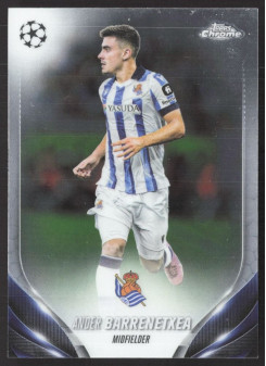 Ander Barrenetxea, Kartička, Topps Chrome UEFA Club Competitions 2023-24, BASE