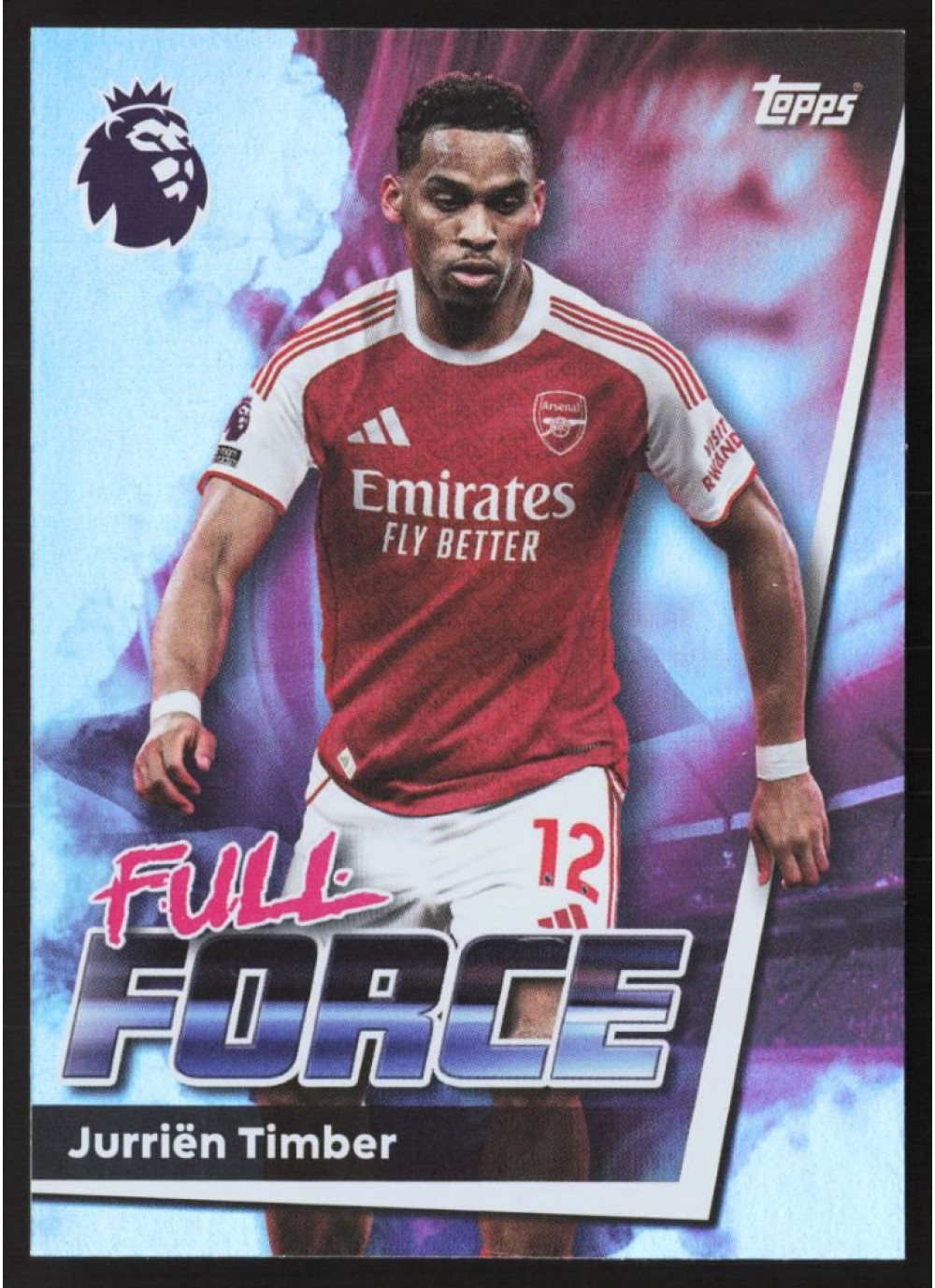 Jurriën Timber, Card, Topps Premier League Debute Edition 2026, INSERT