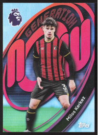 Milos Kerkez, Card, Topps Premier League Debute Edition 2026, INSERT