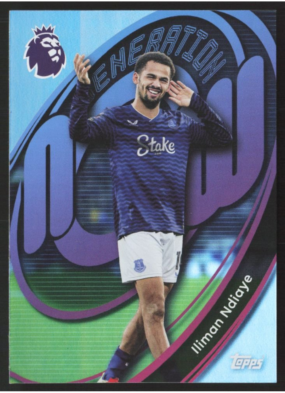 Iliman Ndiaye, Card, Topps Premier League Debute Edition 2026, INSERT