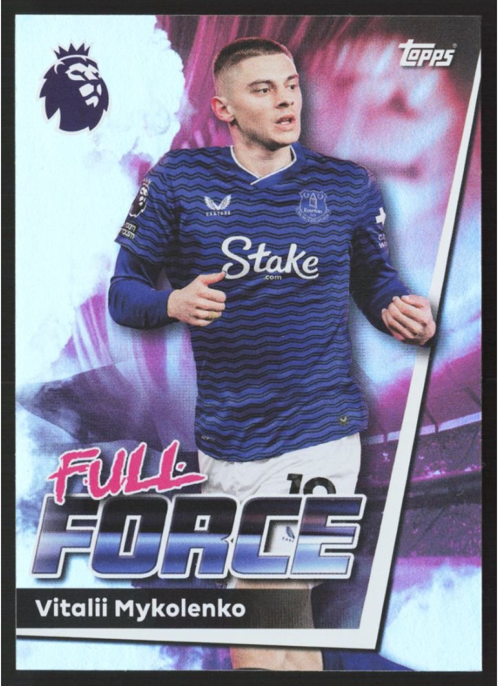 Vitalii Mykolenko, Card, Topps Premier League Debute Edition 2026, INSERT