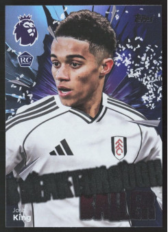 Josh King, Kartička, Topps Premier League Debute Edition 2026, INSERT