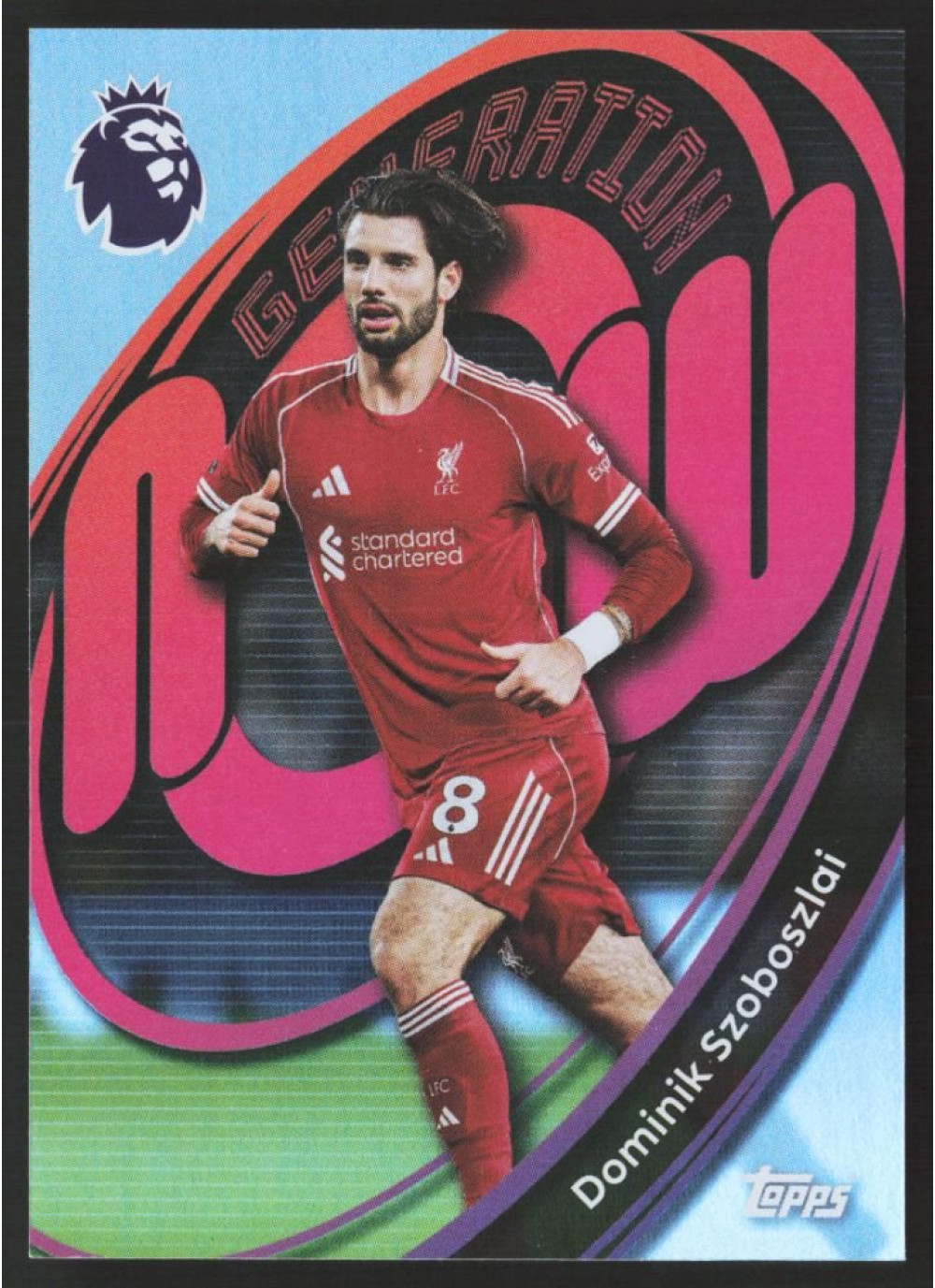 Dominik Szoboszlai, Card, Topps Premier League Debute Edition 2026, INSERT