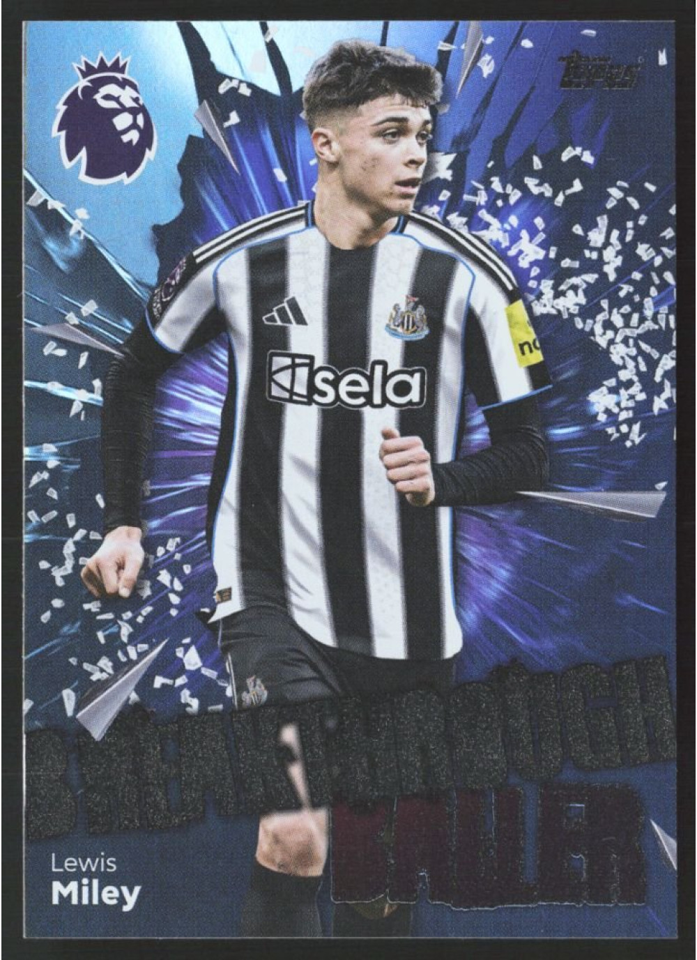 Lewis Miley, Card, Topps Premier League Debute Edition 2026, INSERT