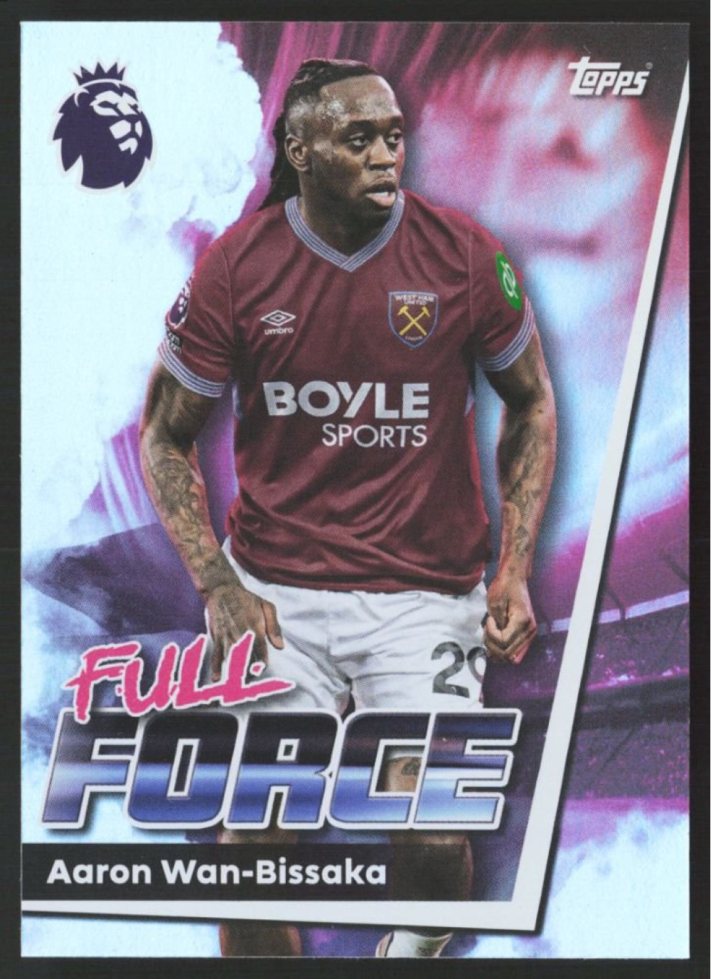 Aaron Wan-Bissaka, Card, Topps Premier League Debute Edition 2026, INSERT