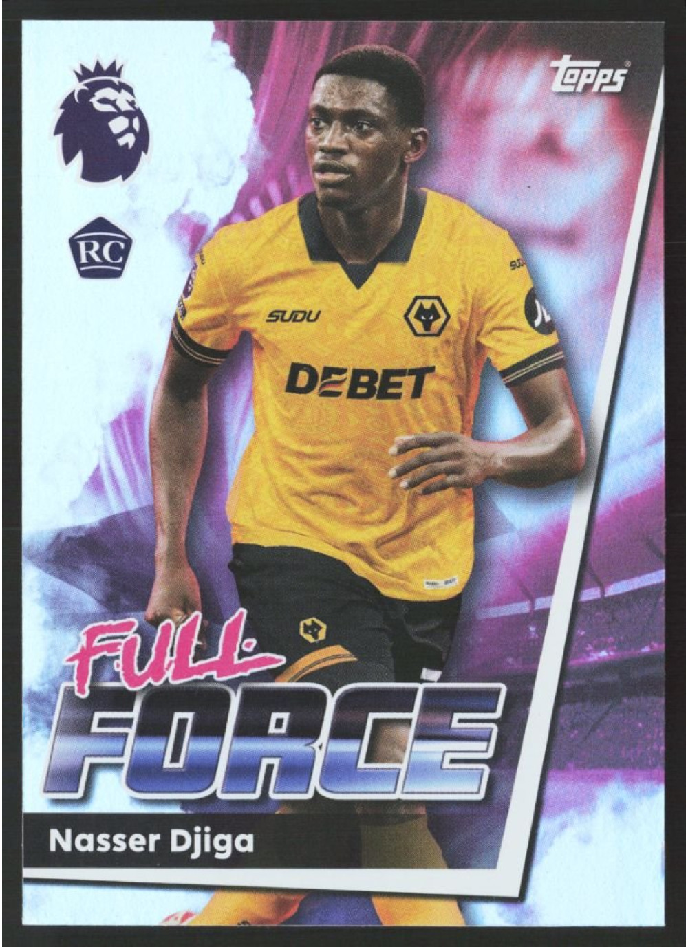 Nasser Djiga, Card, Topps Premier League Debute Edition 2026, INSERT