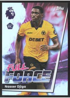 Nasser Djiga, Kartička, Topps Premier League Debute Edition 2026, INSERT