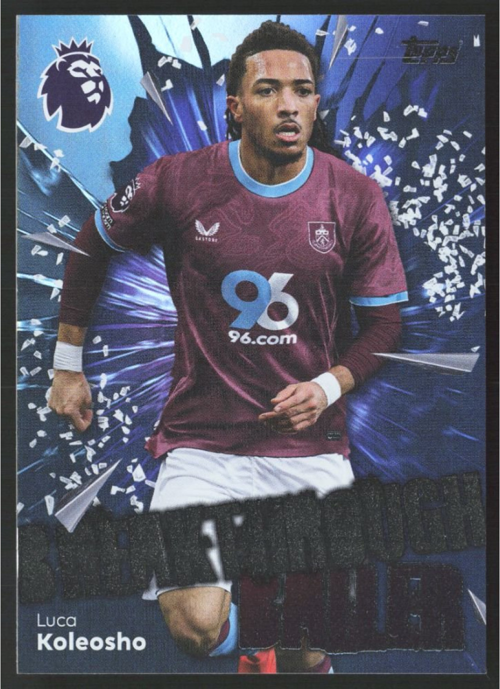 Luca Koleosho, Card, Topps Premier League Debute Edition 2026, INSERT