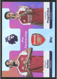 William Saliba / Gabriel Magalhães, Kartička, Topps Premier League Debute Edition 2026, INSERT