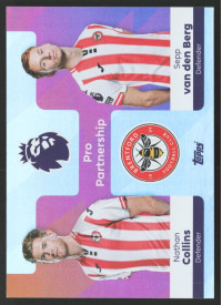 Nathan Collins / Sepp van den Berg, Kartička, Topps Premier League Debute Edition 2026, INSERT