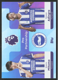 Kaoru Mitoma / Simon Adingra, Kartička, Topps Premier League Debute Edition 2026, INSERT