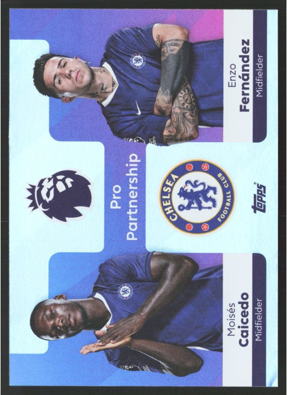 Moisés Caicedo / Enzo Fernández, Card, Topps Premier League Debute Edition 2026, INSERT
