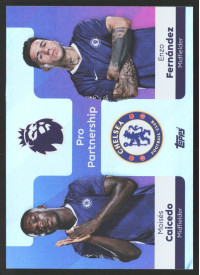 Moisés Caicedo / Enzo Fernández, Kartička, Topps Premier League Debute Edition 2026, INSERT