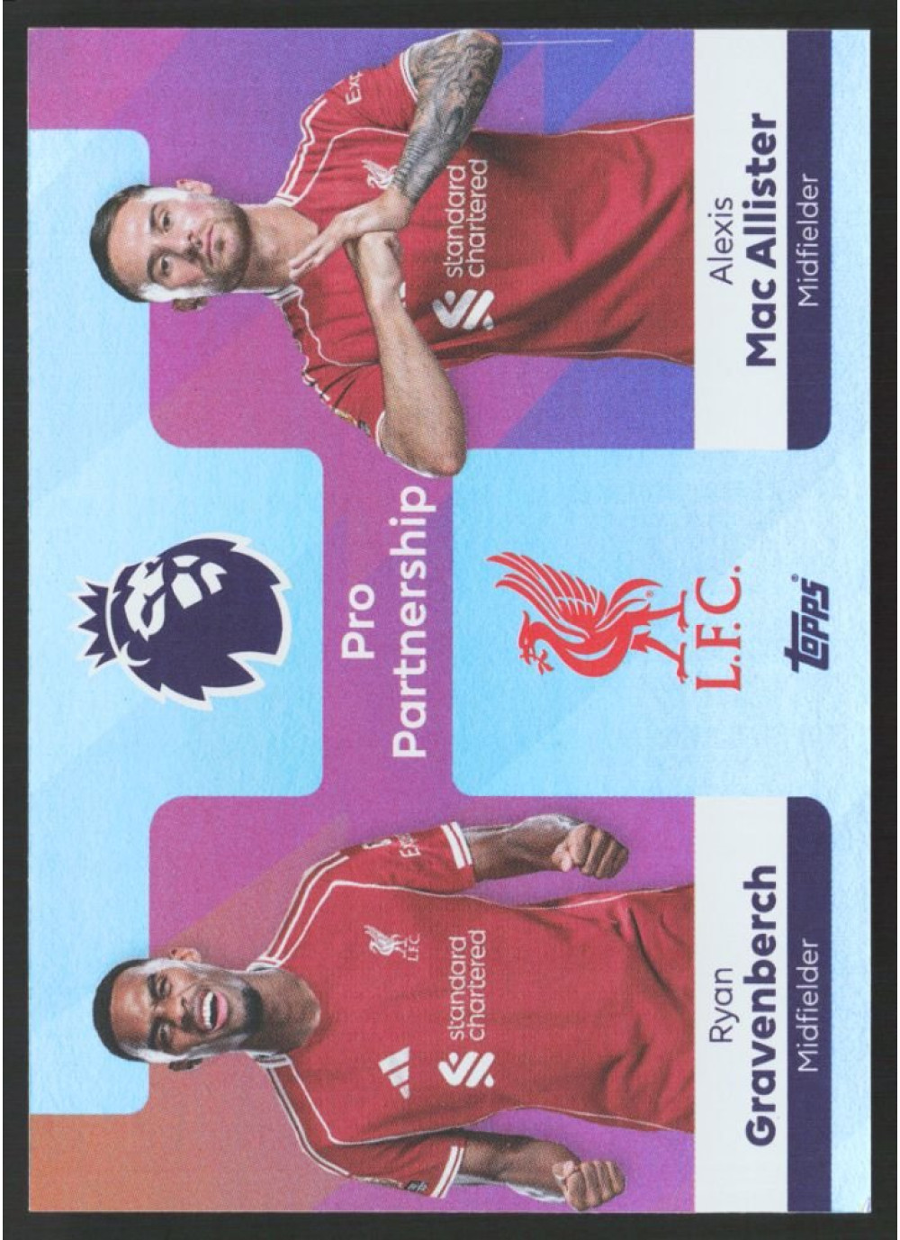Ryan Gravenberch / Alexis Mac Allister, Card, Topps Premier League Debute Edition 2026, INSERT