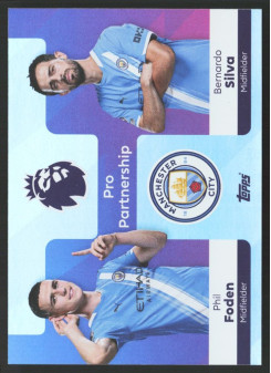 Phil Foden / Bernardo Silva, Kartička, Topps Premier League Debute Edition 2026, INSERT
