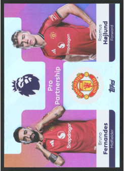 Bruno Fernandes / Rasmus Højlund, Card, Topps Premier League Debute Edition 2026, INSERT