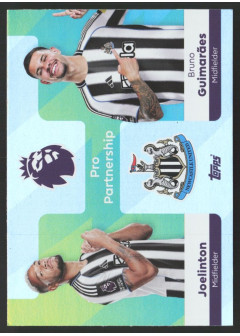 Bruno Guimarães / Joelinton, Kartička, Topps Premier League Debute Edition 2026, INSERT