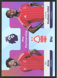 Ola Aina / Callum Hudson-Odoi, Kartička, Topps Premier League Debute Edition 2026, INSERT