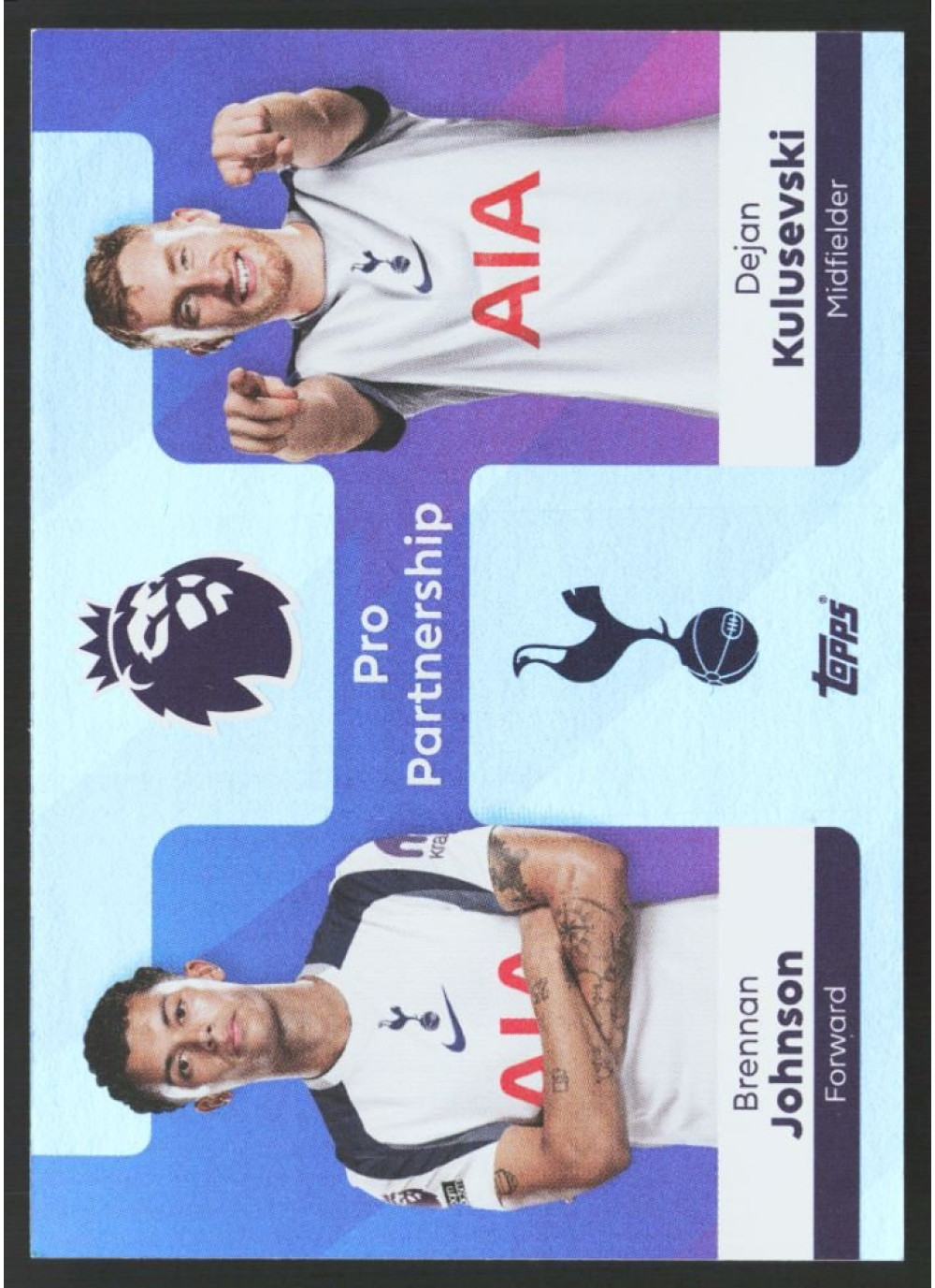 Brennan Johnson / Dejan Kulusevski, Card, Topps Premier League Debute Edition 2026, INSERT
