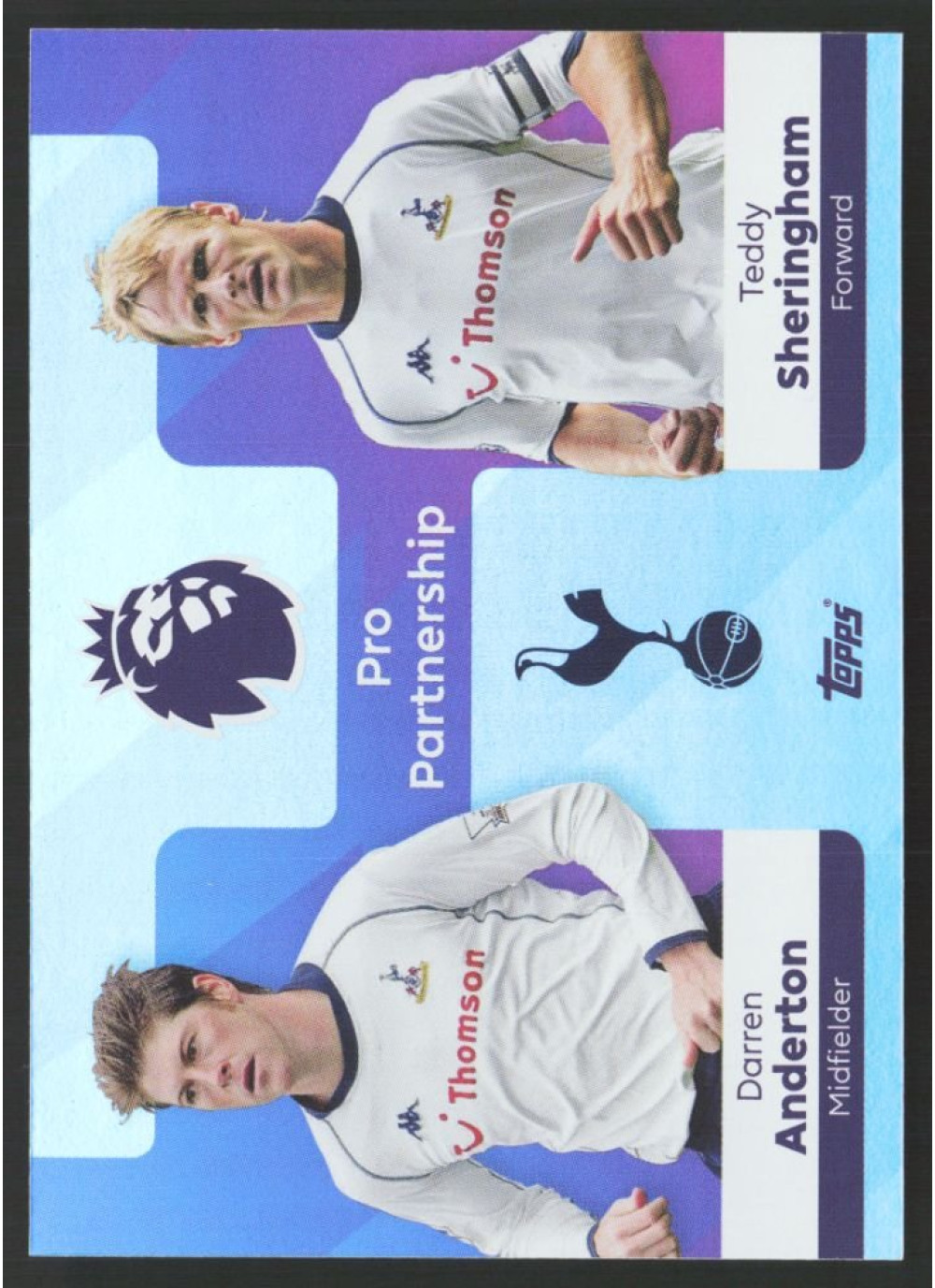 Darren Anderton / Teddy Sheringham, Card, Topps Premier League Debute Edition 2026, INSERT
