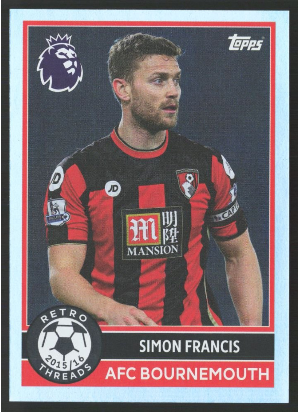 Simon Francis, Card, Topps Premier League Debute Edition 2026, INSERT