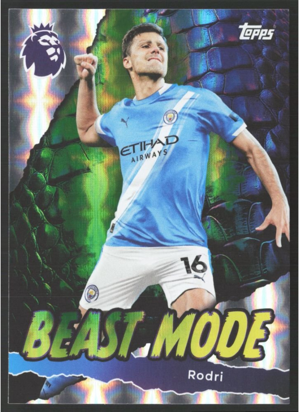 Rodri, Card, Topps Premier League Debute Edition 2026, INSERT
