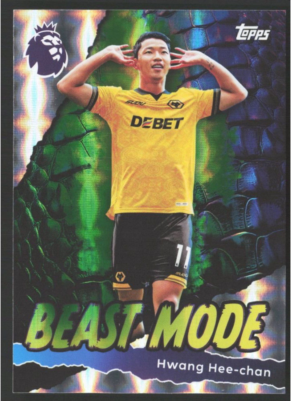 Hwang Hee-chan, Card, Topps Premier League Debute Edition 2026, INSERT