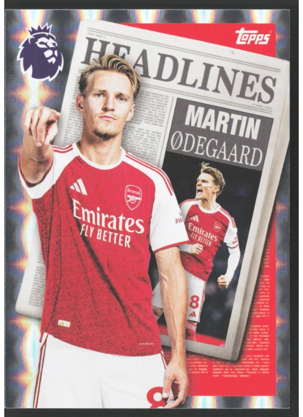 Martin Ødegaard, Card, Topps Premier League Debute Edition 2026, INSERT