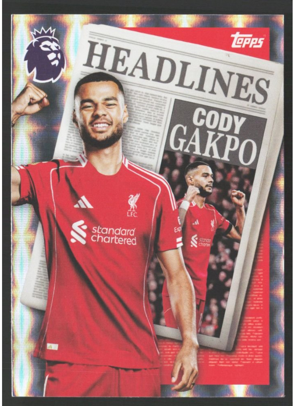 Cody Gakpo, Card, Topps Premier League Debute Edition 2026, INSERT